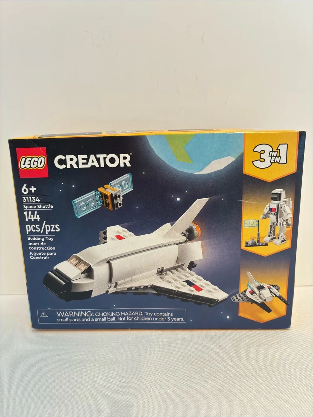 Lego Creator 3-in-1 Aircraft: Race Plane #31160 & Space Shuttle #31134 Bundle